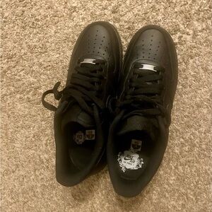 Nike Air Force 1 Triple Black Sneakers